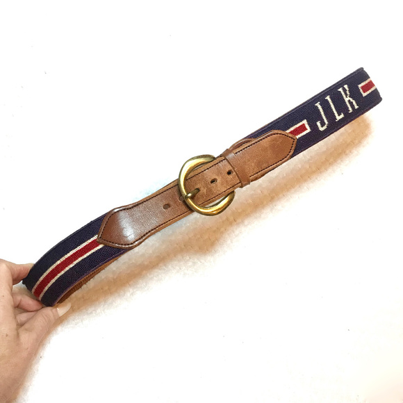 JLK men's leather/solid brass  belt - Picture 7 of 8